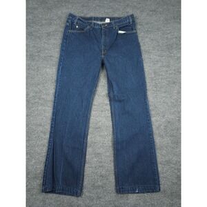 Vintage Levi's 517 Jeans Men's 38 x 36 (FITS 34 x 31 HEMMED) Bootcut Orange Tab